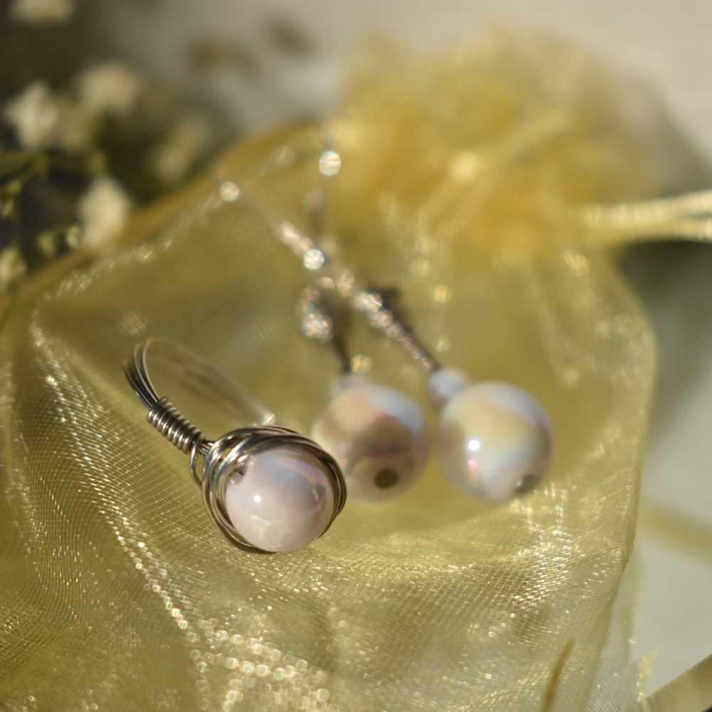 earring and ring set